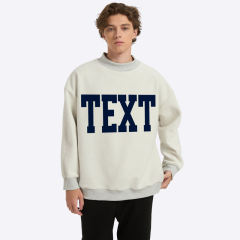 Personalized CUSTOM Oversized Crewneck Sweatshirt – Unisex Casual Streetwear Pullover