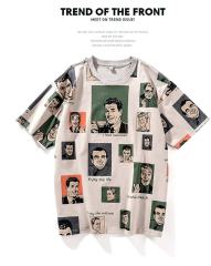 customized Women’s Men’s Men’s Vintage Portrait Print Short Sleeve Graphic T-Shirt