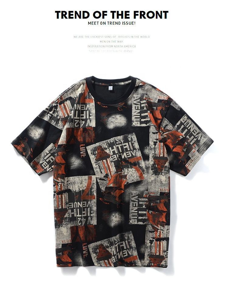 customized Women’s Men’s Men’s Vintage Portrait Print Short Sleeve Graphic T-Shirt
