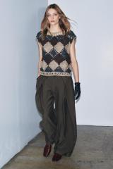 Wholesale Vintage Diamond Pattern Crochet Knit Sleeveless Top for Women