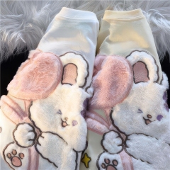 customized Women’s Men’s Cute Bunny Balloon Kids Sweatshirt – Soft Plush Cartoon Long Sleeve Top