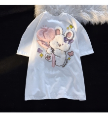 customized Women’s Men’s Cute Bunny Balloon Kids Sweatshirt – Soft Plush Cartoon Long Sleeve Top