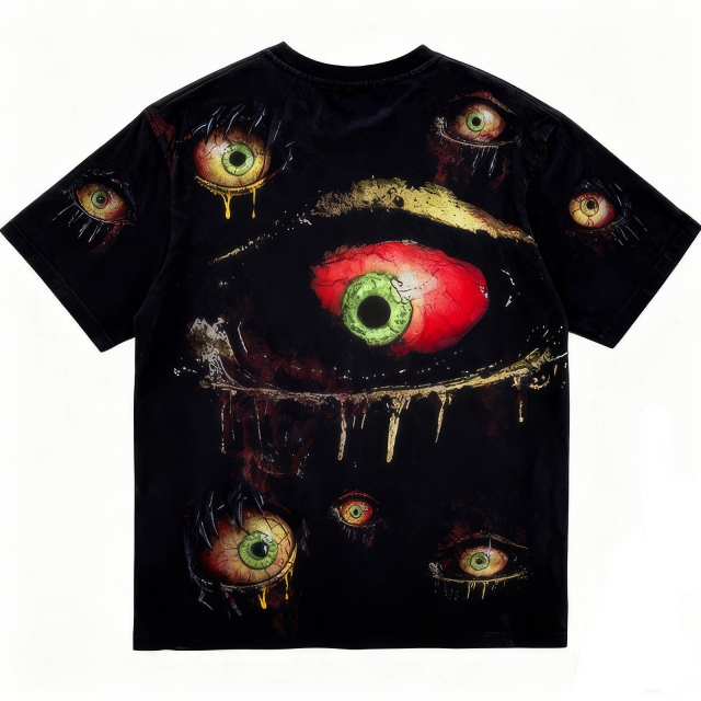 customized Women’s Black Qilin Embroidered T-Shirt – Chinese Mythical Beast Short Sleeve Tee