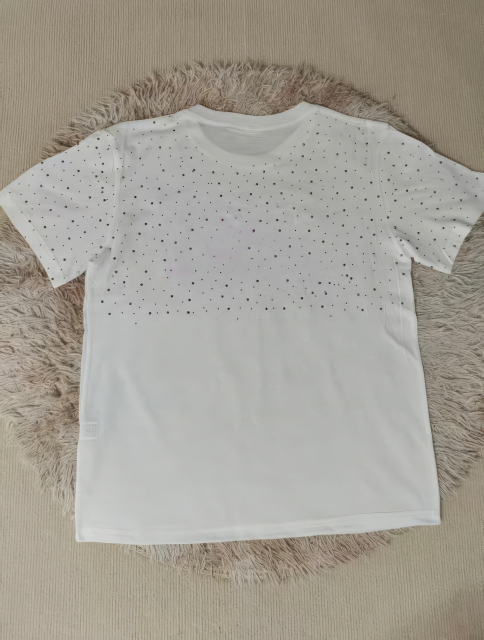 customized Women’s Men’s Black Starry Sky Print Short Sleeve T-Shirt
