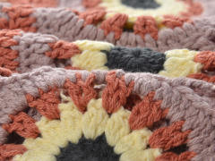 Factory Direct Bohemian Crochet Knit Bralette Top – Multicolor Handmade Floral Pattern Camisole