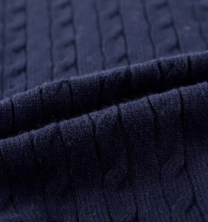 customized Men’s Cable Knit Button-Up Cardigan Sweater – Lightweight Casual Layer