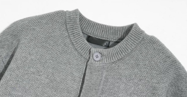 Factory Direct Men’s Minimalist Knit Button-Up Cardigan Jacket – Soft Textured Casual Sweater