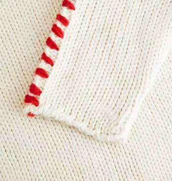 Factory Direct Letter Embroidered Contrast Stitch Knit Sweater – Casual Oversized Pullover for Women