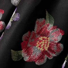 ODM OEM Women’s Off-Shoulder Floral Maxi Dress – Elegant Backless A-Line Evening Gown