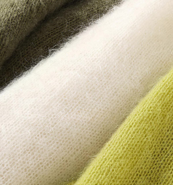 Made-to-order Women’s Soft Fuzzy Knit Short Sleeve Sweater – Elegant Minimalist Pullover Top