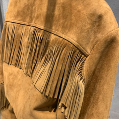 Factory Direct Women’s  Women’s Suede Fringe Western Jacket | Vintage Cowgirl Tassel Coat