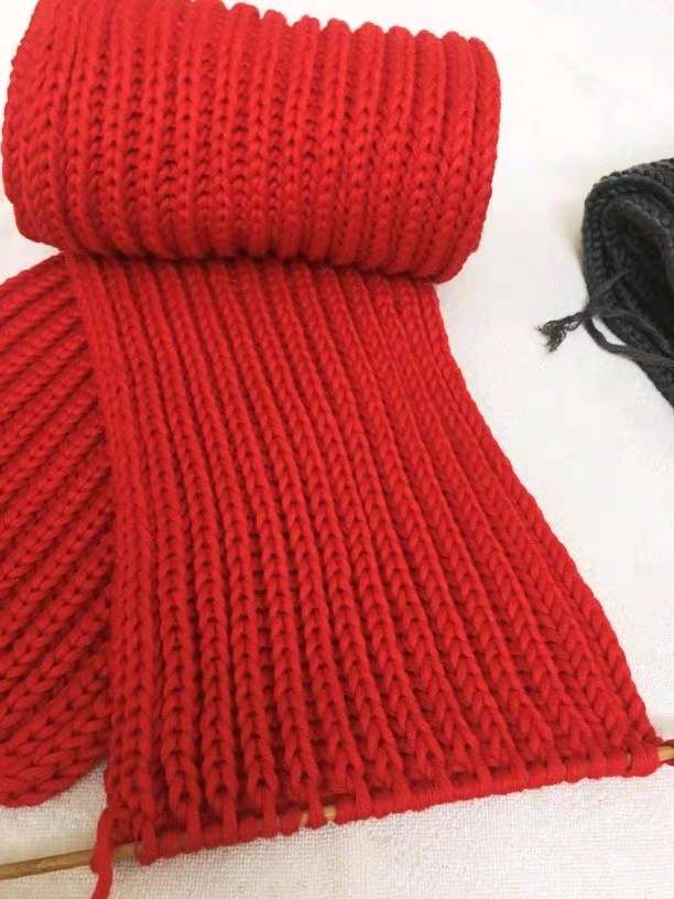 Factory Direct Burgundy Chunky Knit Throw Blanket