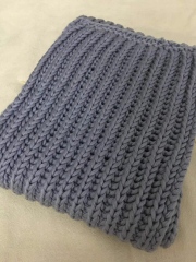 Factory Direct Burgundy Chunky Knit Throw Blanket