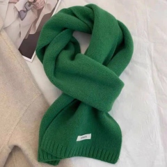 Wholesale Dark Grey 100% Wool Winter Scarf