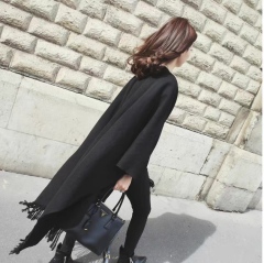 ODM OEM Red Oversized Fringe Shawl Scarf