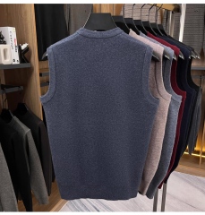 Factory Direct Men’s V-Neck Sleeveless Knit Sweater Vest