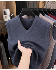 Factory Direct Men’s V-Neck Sleeveless Knit Sweater Vest