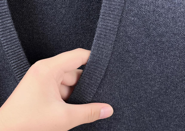 Factory Direct Men’s V-Neck Sleeveless Knit Sweater Vest