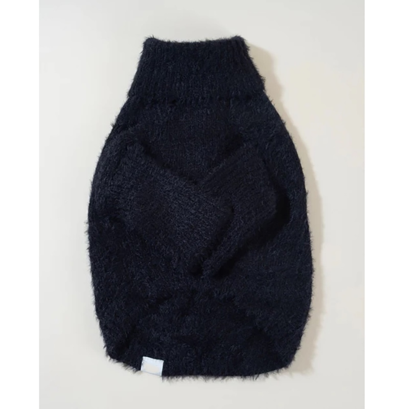 Factory Direct Cozy Solid Color Turtleneck Dog Sweater