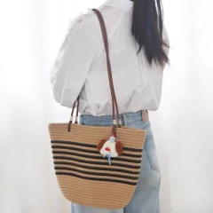 Daisy Bloom Crochet Tote Bag