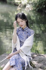 Yunelle Ivory Pointelle Knit Tassel Shawl – Lightweight Women’s Knitted Shoulder Wrap