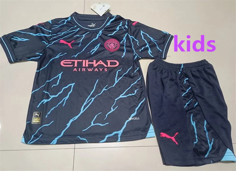 2024 Manchester City Kids away  jersey