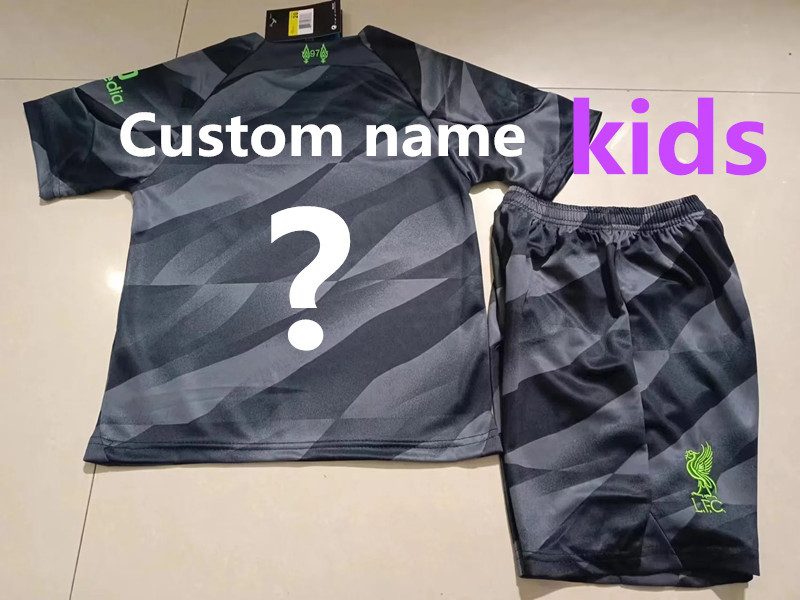 2024 Liverpool Black Kids Goalkeeper jersey