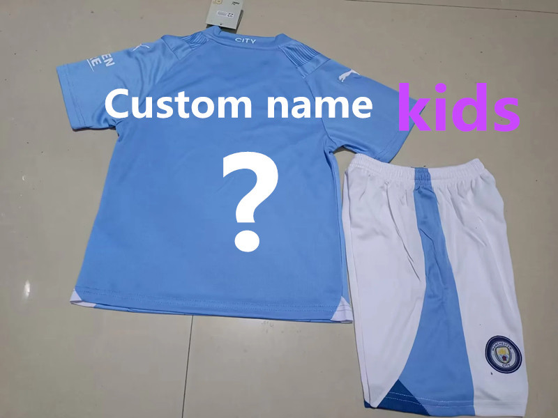 2024 Manchester City Kids Home Jersey