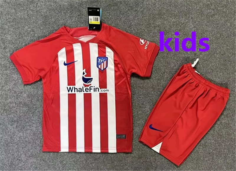 2024 Atletico Madrid Home Kids Jersey