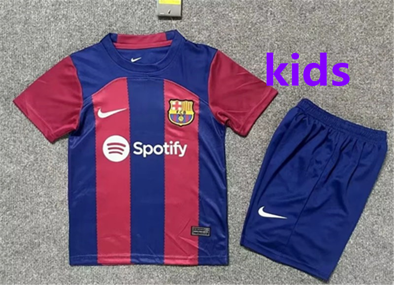 2024 Barcelona Home Kids Jersey