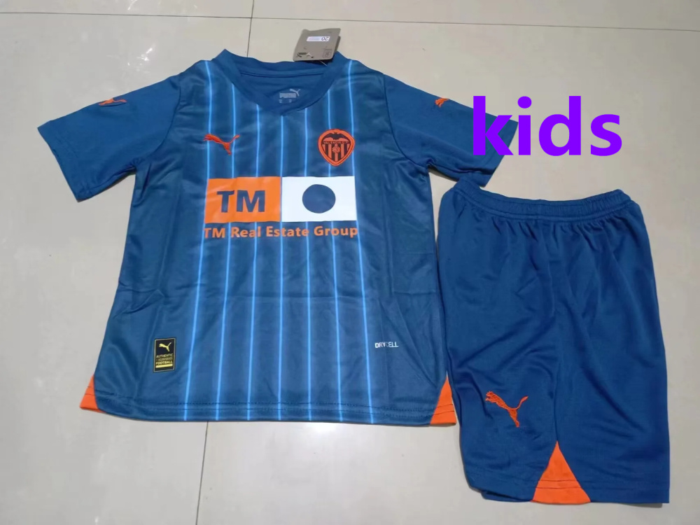 2024 Valencia away kids jersey