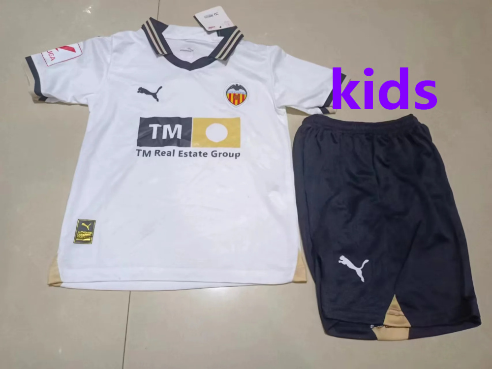 2024 Valencia Home Kids jersey