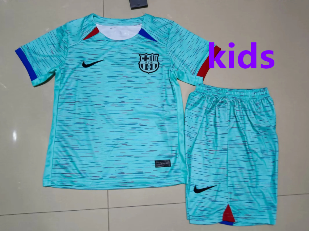 2024 Barcelona away Kids jersey