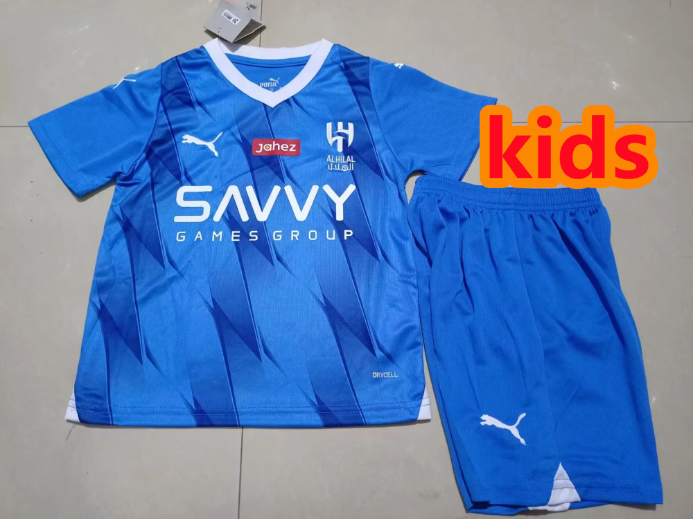 2024 Riyadh New Moon home kids set jersey