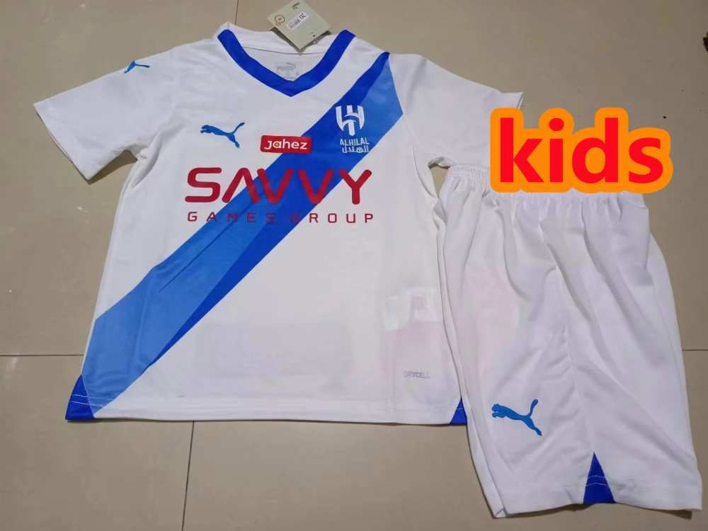 2024 Riyadh New Moon away kids set jersey