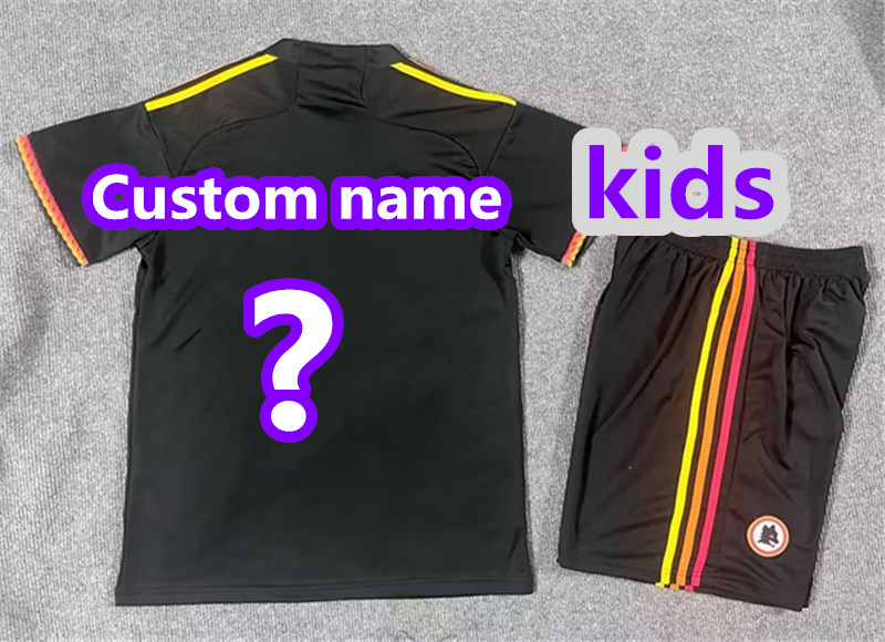2024 Roma Away kids set jersey