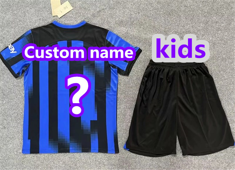 2024 Inter Milan home kids kit jersey