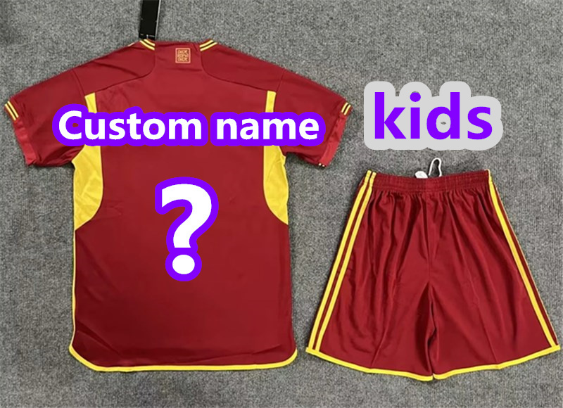 2024 Roma home kids kit jersey