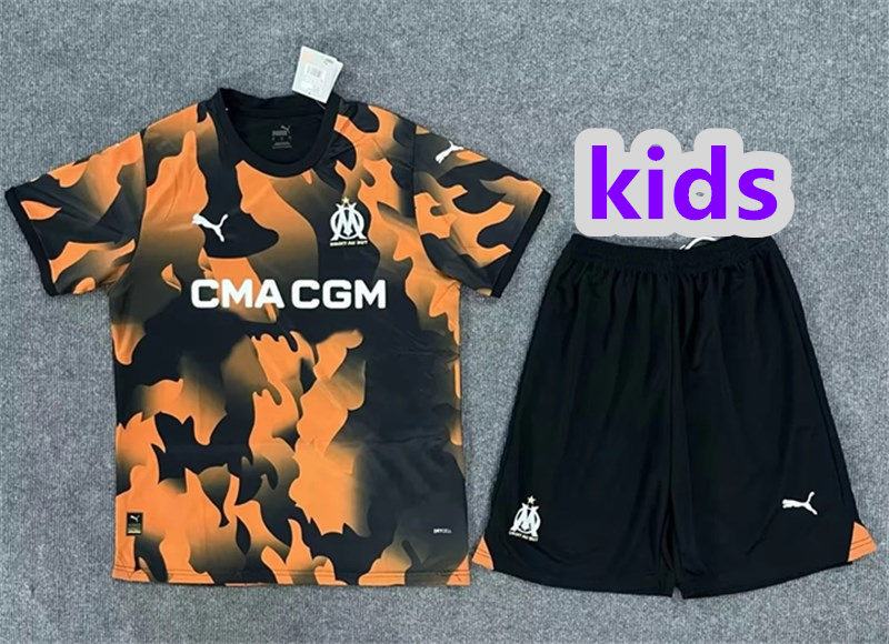 2024 Lyon away kids Kit Jersey