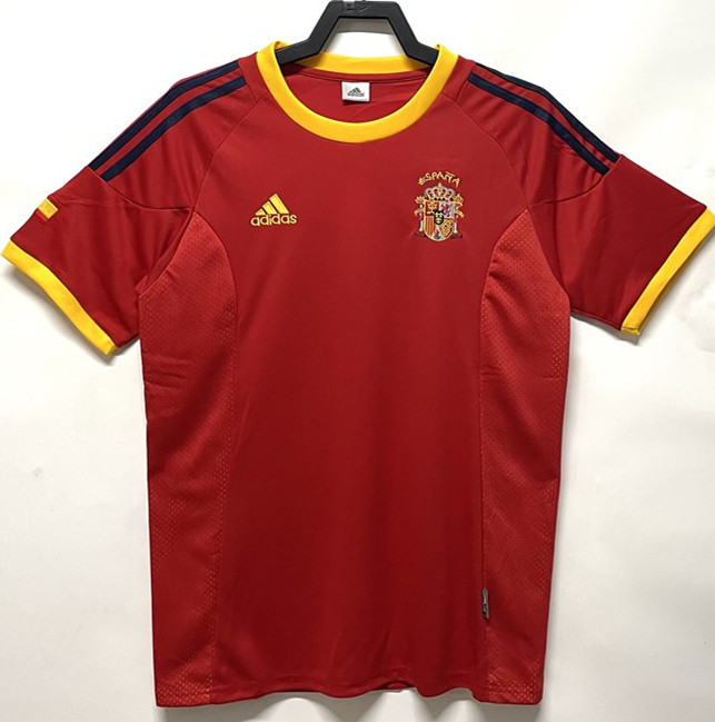 2002 Spain home retro Thai version quality