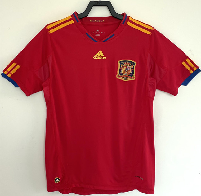 2010 Spain home retro Thai version quality