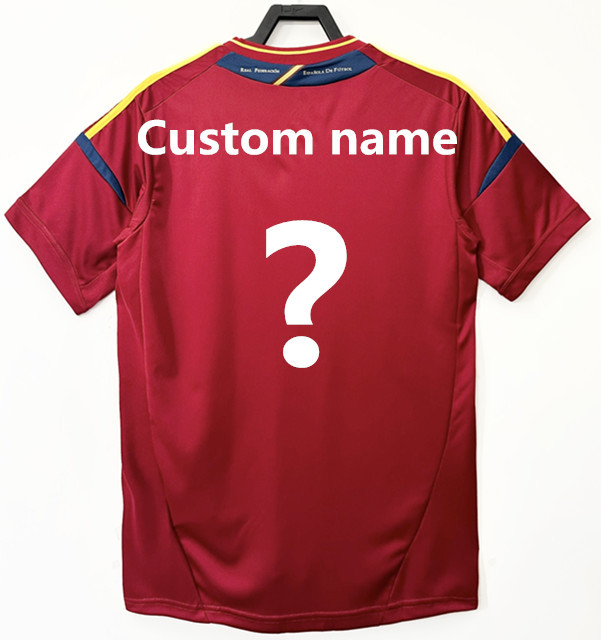 2012 Spain home retro Thai version quality