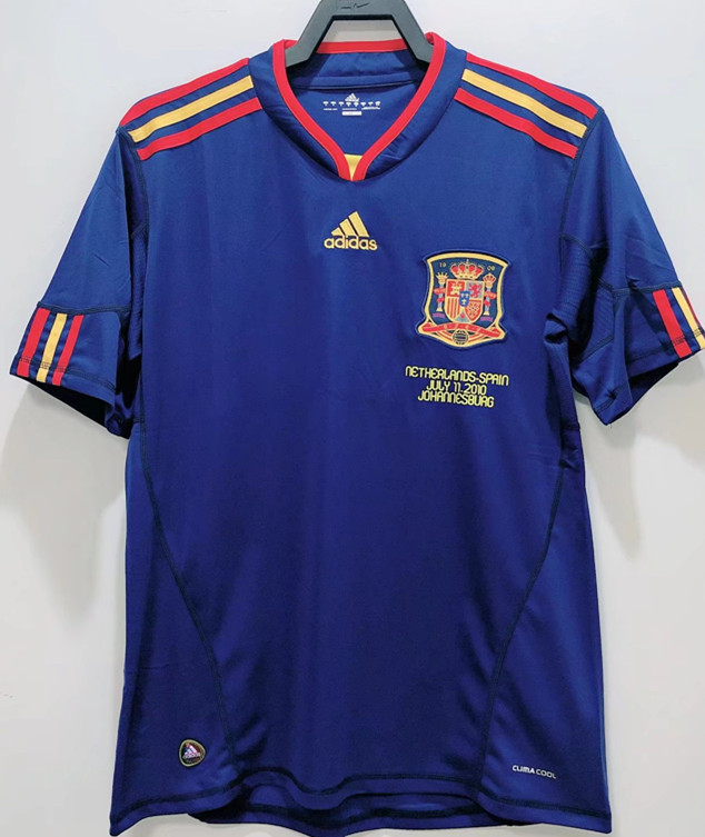 2010 Spain away retro Thai version quality
