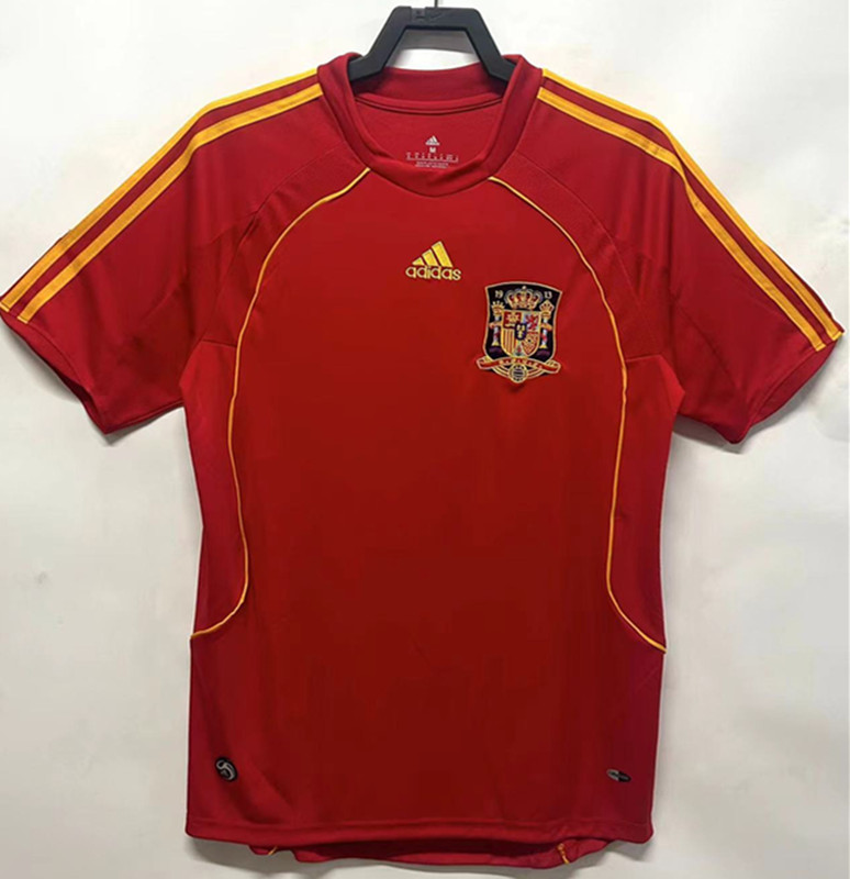 2008 Spain home retro Thai version quality