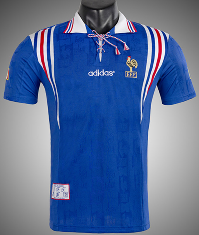1996 France home retro Thai quality jersey
