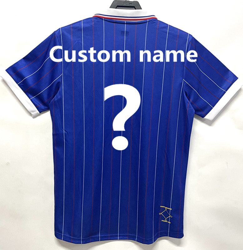 1982 France home retro Thai quality jersey