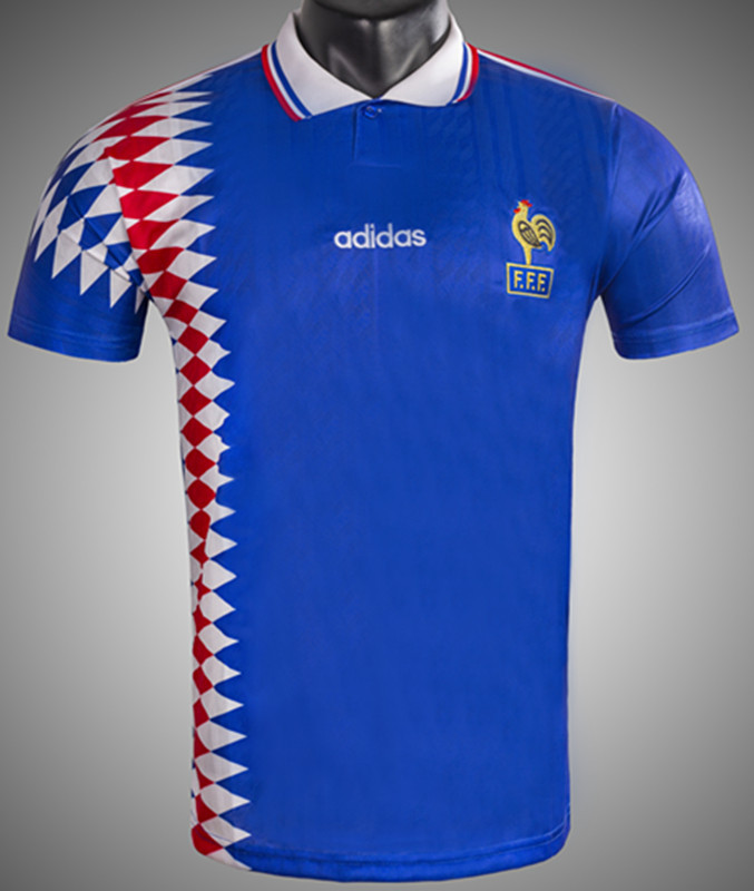1994 France Home Retro Thai Quality Jersey