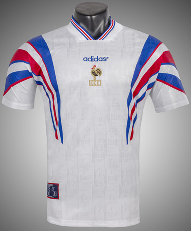 1996 France away retro Thai quality jersey