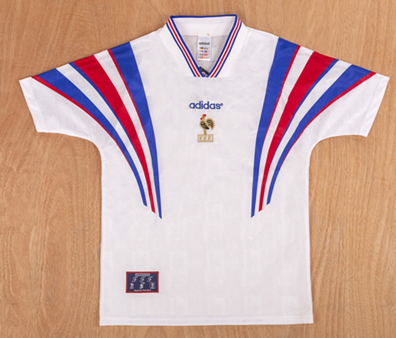 1996 France away retro Thai quality jersey
