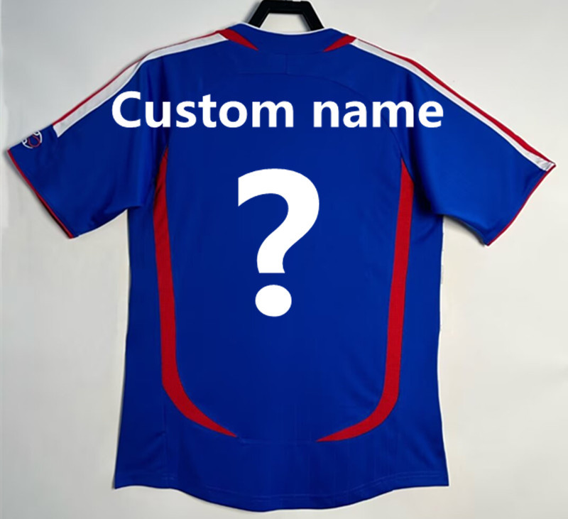 2006 France home retro Thai quality jersey